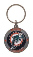 Hillman 710886 Metal Miami Dolphins White NFL Key Chain (Pack of 3) picture