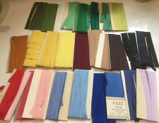 Vintage Lot Opened Pkgs Of Bias Tapes Multi Colors Large Lot picture