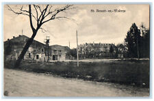 c1910 View of Buildings in Saint-Benoît-en-Woëvre France Antique Postcard picture