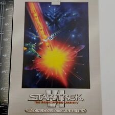 Star Trek VI Undiscovered Country BlockBuster Video Backer Card 5.5x8  No Movie  picture