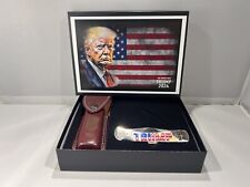 LIMITED EDITION Collectable Trump 2024 Knife w/ Display Case & Holder picture
