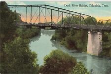 Duck River Bridge, Columbia, Tennessee TN - c1910 Vintage Postcard picture