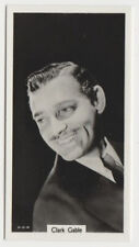 Clark Gable 1939 RJ Lea Famous Film Stars Tobacco Card #19 picture