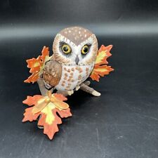 Lenox Garden Bird Scupture hand crafted & painted porcelain Saw-Whet Owl picture