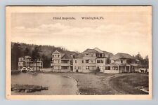 Wilmington VT-Vermont, Hotel Raponda, Antique, Vintage c1921 Souvenir Postcard picture