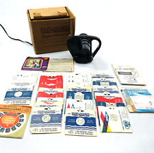 Vintage Sawyer View Master Junior  Reel Cards Instructions And Reel Pamphlets picture