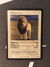 Life TCG African Lion 1st Edition Holo #39 picture