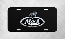 Simulated Carbon For Mack Semi Truck License Plate Auto Car Tag   picture