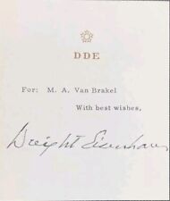 President Dwight D. Eisenhower SIGNED Autograph Book Plate picture