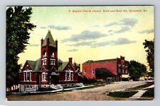 Savannah MO-Missouri, Baptist Church Vintage Souvenir Postcard picture