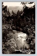 Rogue River OR-Oregon RPPC, Scenic View, Antique, Vintage Postcard picture