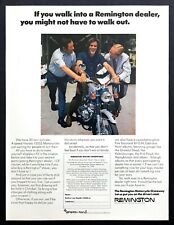 1971 Honda Honda 125 SS Motorcycle photo Remington Shaver Contest promo print ad picture