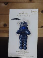 2009 HALLMARK ROBBY THE ROBOT ORNAMENT *GREAT SHAPE* SOUND picture