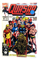QUASAR THE COSMIC AVENGER Marvel Comics comic book # 28 Nov 1991 CmbShp picture