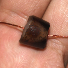 Genuine Ancient Himalayan Tibetan Agate Stone Phum Dzi Eye Bead Fragment picture