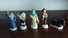 Lot 5 Countryside / Farmer figurines French Feve / Miniature Figurines (1