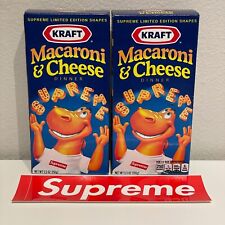 2 x Supreme Kraft Macaroni & Cheese - Limited + Supreme Sticker - Ships Fast picture