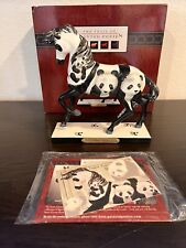 Trail Of Painted Ponies RARE Panda Paws 1E/0007 Blue Ribbon MIB Retired picture