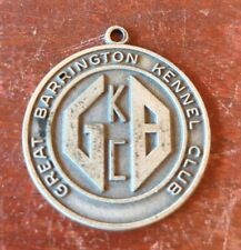 Vintage Great Barrington MA Kennel Club Trophy Medal Badge Paperweight picture