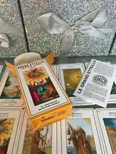 Esoteric Divination Antique Tarot Egyptian Large Etteilla 78 Cards+Booklet picture