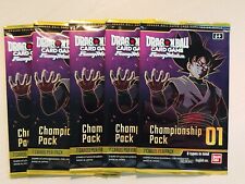5x Championship Pack 01 Dragonball Fusion World Sealed picture