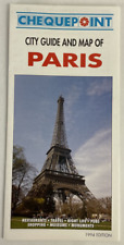 Vintage 1994 Paris City Guide and Map Brochure picture