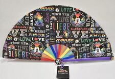 2024 Disney Parks Exclusive Pride Collection Mickey Rainbow Fan NWT picture