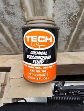 Vintage TECH Chemical Vulcanizing Fluid Industrial Cat.No. 760  Full Can  picture