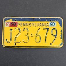 1967 Pennsylvania License Plate PA Penna J23679 Chevrolet Ford Chevy Dodge picture