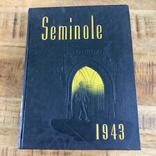 1943 Florida State University Yearbook Seminoles College History picture