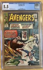 Avengers 18 CGC 5.5 Quicksilver, Scarlet Witch picture