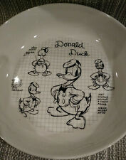 DISNEY Donald Duck Sketchbook Dinner Pasta Serving Bowl Collectible NEW picture