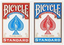 BICYCLE Playing Cards Poker Standard Size Standard Face 2 Decks Red / Blue New picture