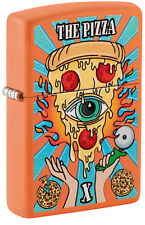 Zippo Eye of Pizza Orange Matte Windproof Lighter, 231-103031 picture