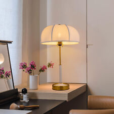 Modern Bedroom Fabric Table Lamp Light Umbrella Shape Nordic Desk Lamp Decor picture