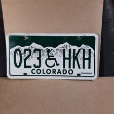 Colorado Handicap License Plate 023 HKH picture