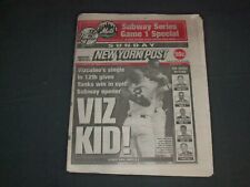 2000 OCT 22 NEW YORK POST NEWSPAPER- YANKEES WIN GAME 1 OF WORLD SERIES- NP 4139 picture