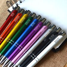 50 PCS Wholesale Custom Logo Metal Pens, Personalized Custom Bulk Pens with Logo picture