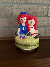 Sankyo Raggedy Ann Doll and Andy Vintage Collectible Music Box picture