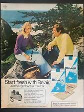 Vintage 1973 Belair Menthol Cigarettes Ad picture