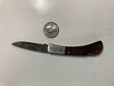 Hall Mark Barlow Hewlett Packard stainless pocket knife Wood Handle picture