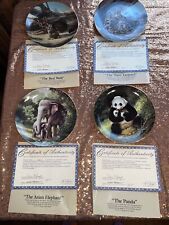 4 WILL NELSON PLATES COLLECTION LAST OF THEIR KIND ENDANGERED SPECIES PLATE LOT picture