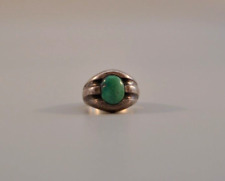 Old Pawn Vintage Navajo Indian Sterling Silver Ring - Turquoise - Size 7 picture
