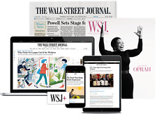 Wall Street Journal 1-Year WSJ Print & Digital Mon-Sat + 24/7 service AM CARRIER picture