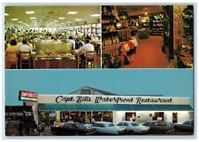 c1950's Capt. Bill's Waterfront Restaurant Morehead City North Carolina Postcard picture