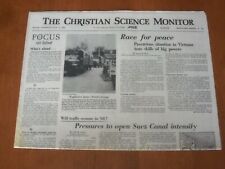 1968 JULY 17 THE CHRISTIAN SCIENCE MONITOR - RACE FOR PEACE IN VIETNAM - NP 4657 picture