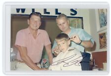 Ron Ronald Reagan Jr Signed Photo Son of President Political Commentator Candid picture
