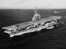 8x10 Print Military US Navy Warship USS Oriskany Underway at Sea 1950 #USOR picture