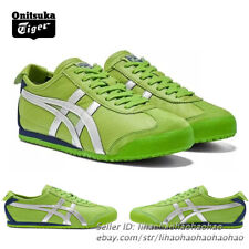 NEW Onitsuka Tiger MEXICO 66 Classic Sneakers Green/Silver Unisex Shoes picture