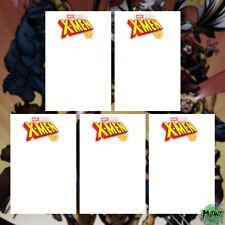 🟨🟥 X-MEN '97 #1 - 3RD PRINT - LOT OF 5 BLANK COVER VARIANTS *6/26/24 PRESALE picture